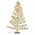 árvore de Natal Dourado Metal Plástico 120 cm