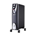 Radiador Edm Black Edition Preto/cinzento 1500 W