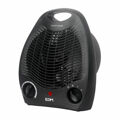 Mini-aquecedor Elétrico Portátil Edm Preto 1000 - 2000 W