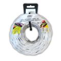 Cabo de Interface Paralelo Edm 11987 Branco 25 M 2 X 2,5 mm