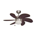 Ventilador de Teto com Luz Edm Aral Wengue 50 W