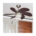 Ventilador de Teto com Luz Edm Aral Wengue 50 W