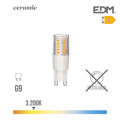 Lâmpada LED Edm 650 Lm 5,5 W e G9 (3200 K)