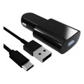 Carregador de Carro Usb-c (1 m) Preto