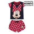 Pijama Infantil Minnie Mouse Vermelho 3 Anos