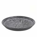 Prato de Sobremesa Inde Stoneware Lotus Preto Porcelana (6 Unidades)