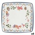 Sousplat Viejo Valle Moove Spring Porcelana 32 X 31 X 2 cm (6 Unidades)