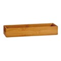 Organizador para Gavetas Castanho Empilhável Bambu (7 X 5 X 30 cm)