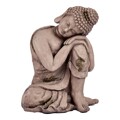 Figura Decorativa para Jardim Buda Cinzento Poliresina (28,5 X 43,5 X 37 cm)