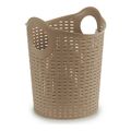 Cesto de Plástico Multiusos Rattan Plástico Md (35 X 28 X 28 cm)