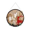 Placa Noel Rena Metal Madeira Mdf (29 X 1 X 29 cm)