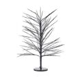 árvore de Natal Preto Metal Fibra ótica (70 X 120 X 70 cm)