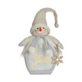 Figura Decorativa Boneco de Neve Branco (15 X 65,5 X 27 cm)