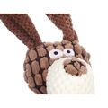 Brinquedo para Cães Castanho Cão 26 X 8 X 21 cm Peluche com Som