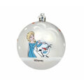 Bola de Natal Frozen Memories Prateado 6 Unidades Plástico (ø 8 cm)