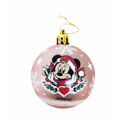 Bola de Natal Minnie Mouse Lucky 10 Unidades Cor de Rosa Plástico (ø 6 cm)