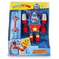 Super Robô Transformável Superthings Turbo Warrior Power 18 X 21 X 8,7 cm Carro