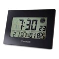 Relógio de Parede com Termómetro Timemark Preto (24 X 17 X 2 cm)