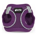 Arnês para Cães Gloria Air Mesh Trek Star Ajustável Roxo Tamanho Xxxs (18-20 cm)