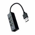 Hub USB Nanocable 10.16.4404 Preto