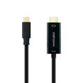 Cabo USB C para Hdmi Nanocable 10.15.5132 Preto 1,8 M 4K Ultra Hd