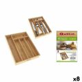 Organizador de Talheres Quttin Bambu 34 X 26 X 4 cm (8 Unidades)