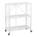 Sapateira Confortime Metal Branco (70 X 34 X 87 cm)