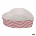 Molde de Bolos Quttin Cor de Rosa 7 Peças 12 X 4 cm (12 Unidades)