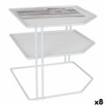 Prateleira Confortime Organizador Branco Metal 23 X 23 X 20 cm (8 Unidades)