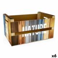 Caixa de Armazenagem Confortime Nature (6 Unidades) (36 X 26,5 X 17 cm)