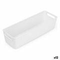 Cesta Multiusos Confortime Branco 38 X 12,7 X 9,5 cm (12 Unidades)