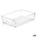 Caixa Multiusos Quttin Transparente 20 X 32,5 X 7 cm (12 Unidades)