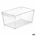 Caixa Multiusos Quttin Transparente 20 X 32,5 X 14 cm (12 Unidades)