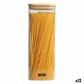 Frasco Quttin Bambu Quadrado 2,15 L 10,2 X 28 cm (12 Unidades)