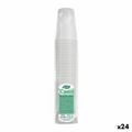 Conjunto de Copos Reutilizáveis Algon Branco 24 Unidades 250 Ml (50 Peças)