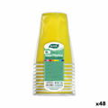 Conjunto de Copos Reutilizáveis Algon Amarelo 48 Unidades 450 Ml (10 Peças)