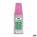 Conjunto de Copos Reutilizáveis Algon Cor de Rosa 24 Unidades 250 Ml (25 Peças)