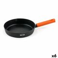 Frigideira Quttin Gastro Preto Laranja 48,5 X 31,2 X 6 cm (6 Unidades)