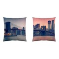 Capa de Travesseiro Naturals Brooklyn Bridge (50 X 50 cm)