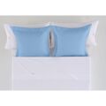 Capa de Travesseiro Alexandra House Living Azul Claro 55 X 55 + 5 cm
