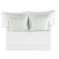 Capa de Travesseiro Alexandra House Living Branco 55 X 55 + 5 cm