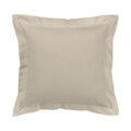 Capa de Travesseiro Alexandra House Living Taupe 55 X 55 cm 55 X 5 X 55 cm 55 X 55 + 5 cm 2 Unidades