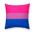 Capa de Travesseiro Belum Bisexual Pride Multicolor 50 X 50 cm