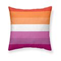 Capa de Travesseiro Belum Lesbian Pride Multicolor 50 X 50 cm