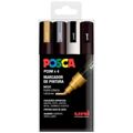 Conjunto de Marcadores Posca PC-5M Gswb 4 Peças