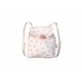 Mochila Infantil Antonio Juan Cor de Rosa Branco Bloemen