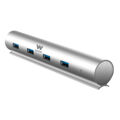 Hub USB Woxter PE26-142 Branco Prateado Alumínio (1 Unidade)