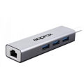 Adaptador de Red Approx! APPC07GHUB Lan 10/100/1000 USB 3.0 Cinzento