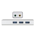 Placa de Som Externa Approx! APPUSB51HUB USB 3.0 3.5 mm Cinzento