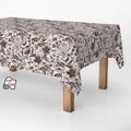 Toalha de Mesa em Rolo Exma Antimanchas Bloemen 140 cm X 25 M Castanho